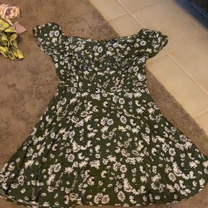Forever 21 sized medium off the shoulder floral dress